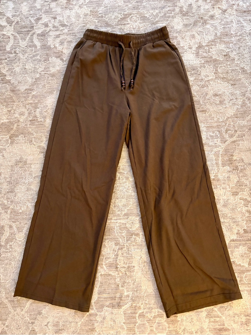 BROWN LINEN PANTS 🥥✨